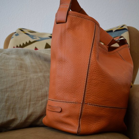 Cole Haan Orange Leather hobo bag - Picture 5 of 15
